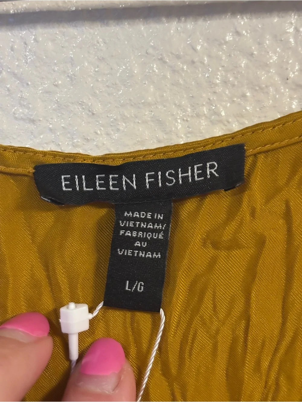 EILEEN FISHER Crushed Cupro Scoop Neck Dress